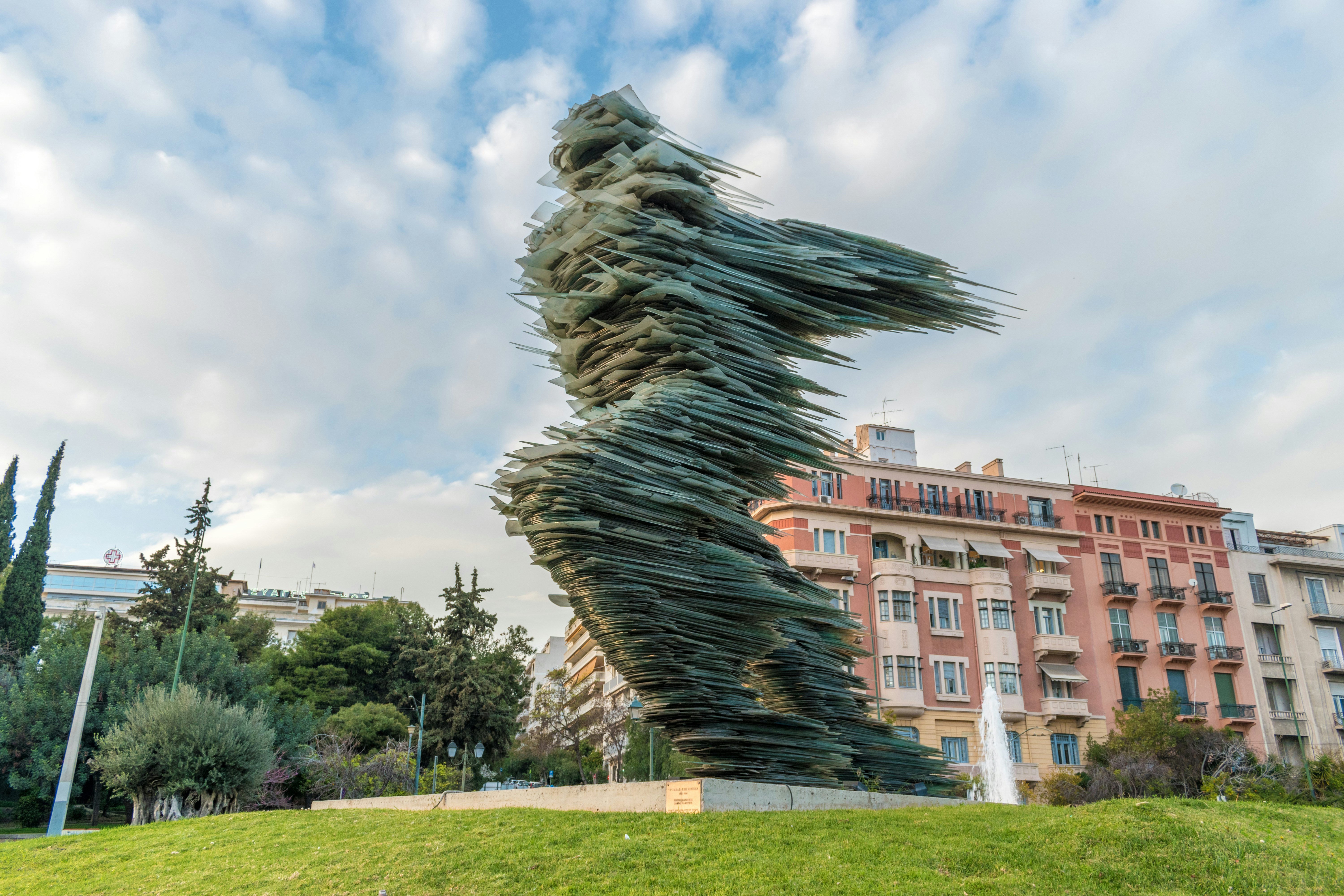 Athens, Greece - 12 March 2018: Dromeas, also known as the "The Runner", a monumental sculpture of glass stacked on iron by Costas Varotsos.; Shutterstock ID 1179520771; your: Erin Lenczycki; gl: 65050; netsuite: Digital; full: POI
1179520771