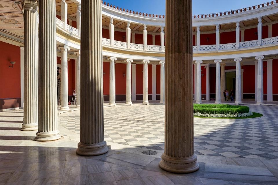 Athens Greece. The inner courtyard of the Zappeio Hall, now used as a conference center. Athens Greece June 2019; Shutterstock ID 1587006739; your: Erin Lenczycki; gl: 65050; netsuite: Digital; full: POI
1587006739