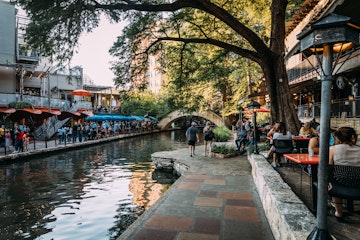 The San Antonio riverwalk