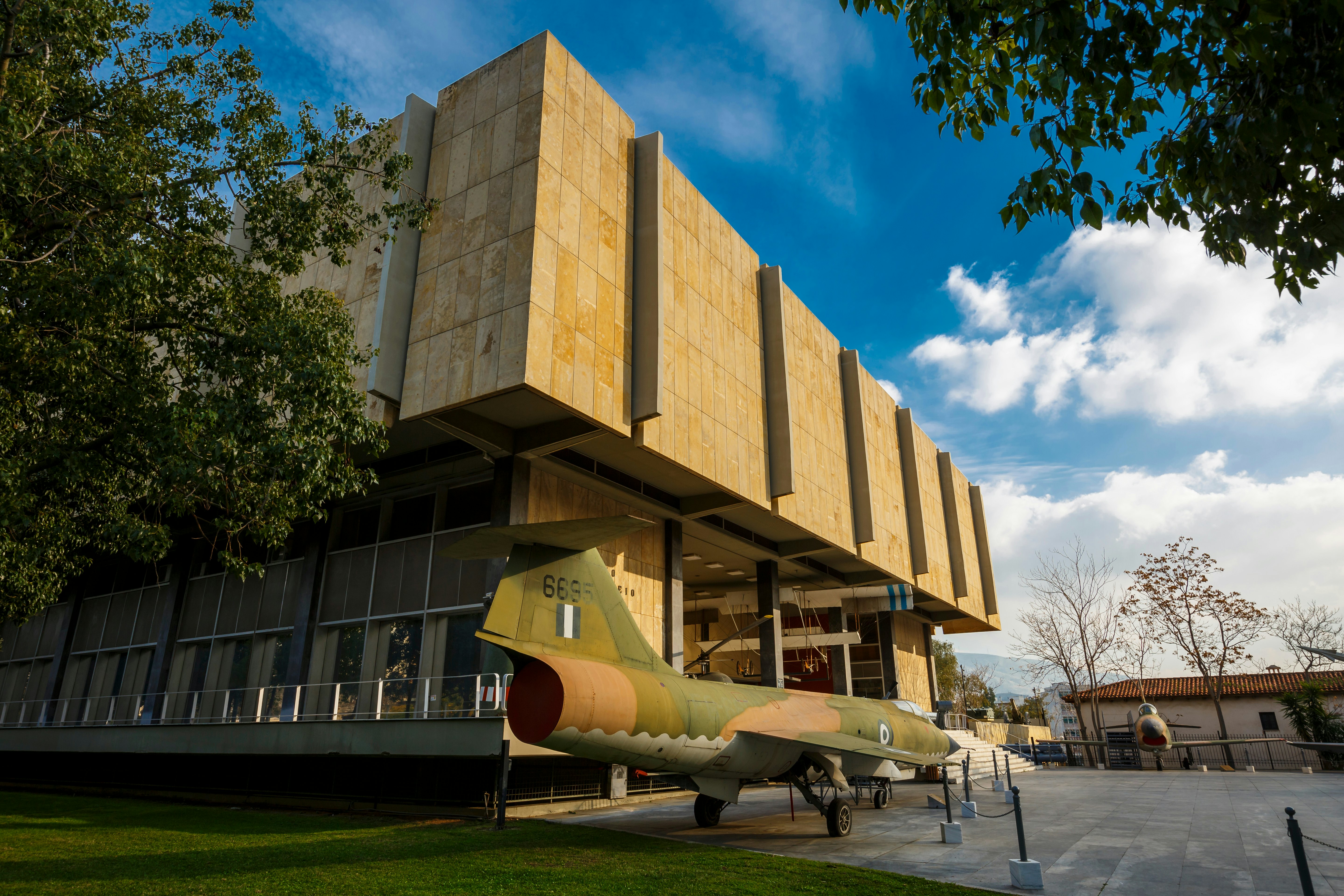 Athens, Greece - January 9, 2018: Fighter plane in front of Athens War Museum.
793007449
