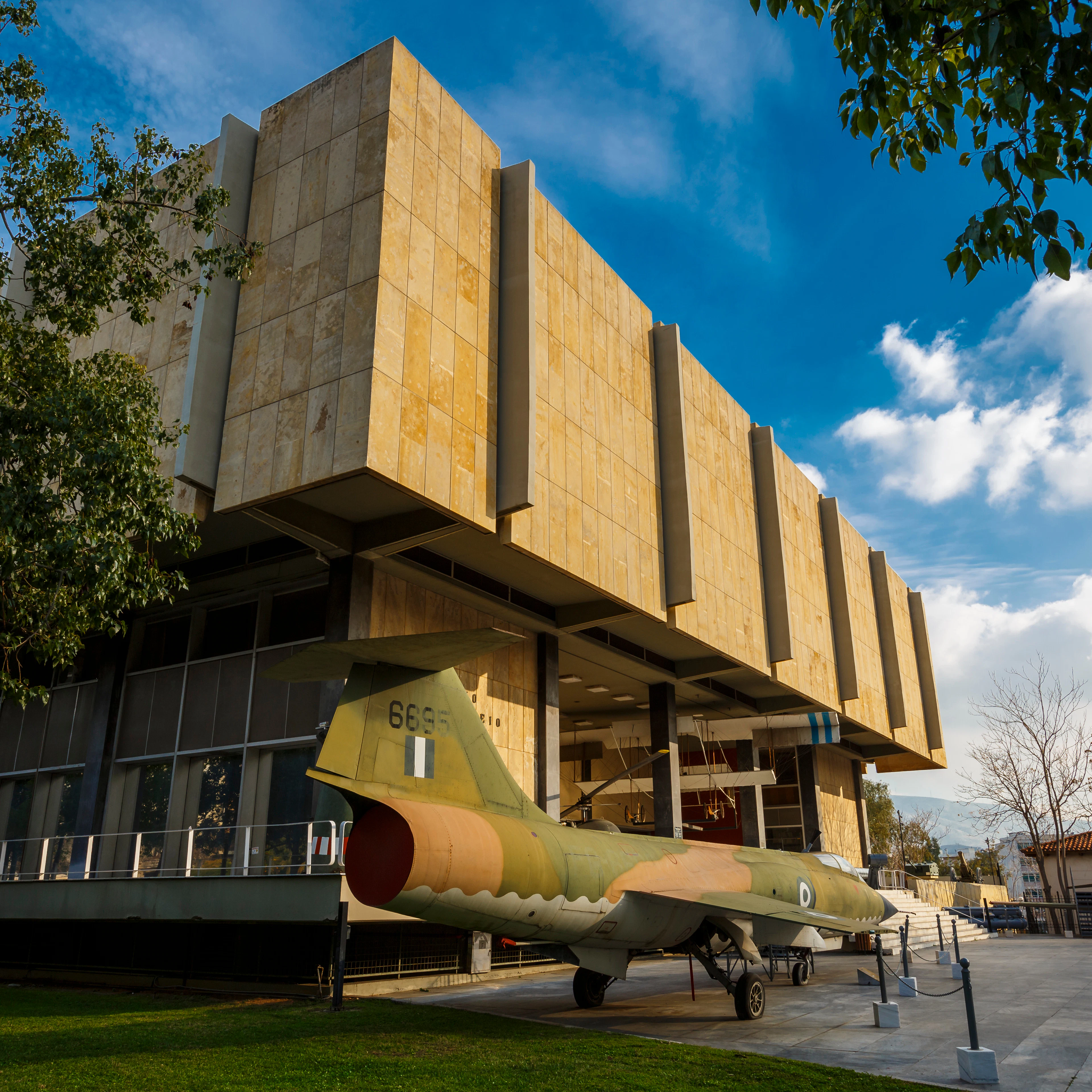 Athens, Greece - January 9, 2018: Fighter plane in front of Athens War Museum.
793007449