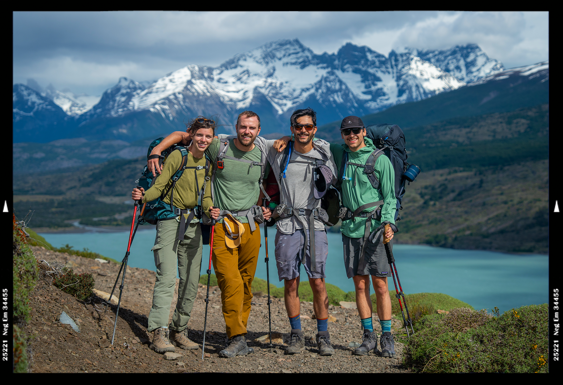 Hikers in Torres del Paine