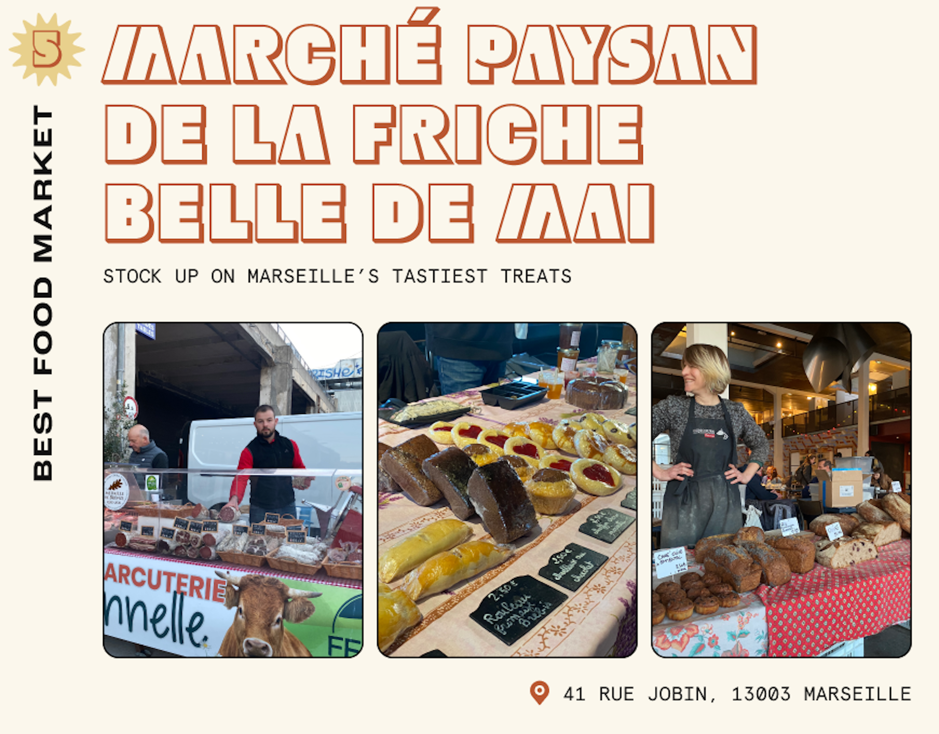 Farmers market in Marseille