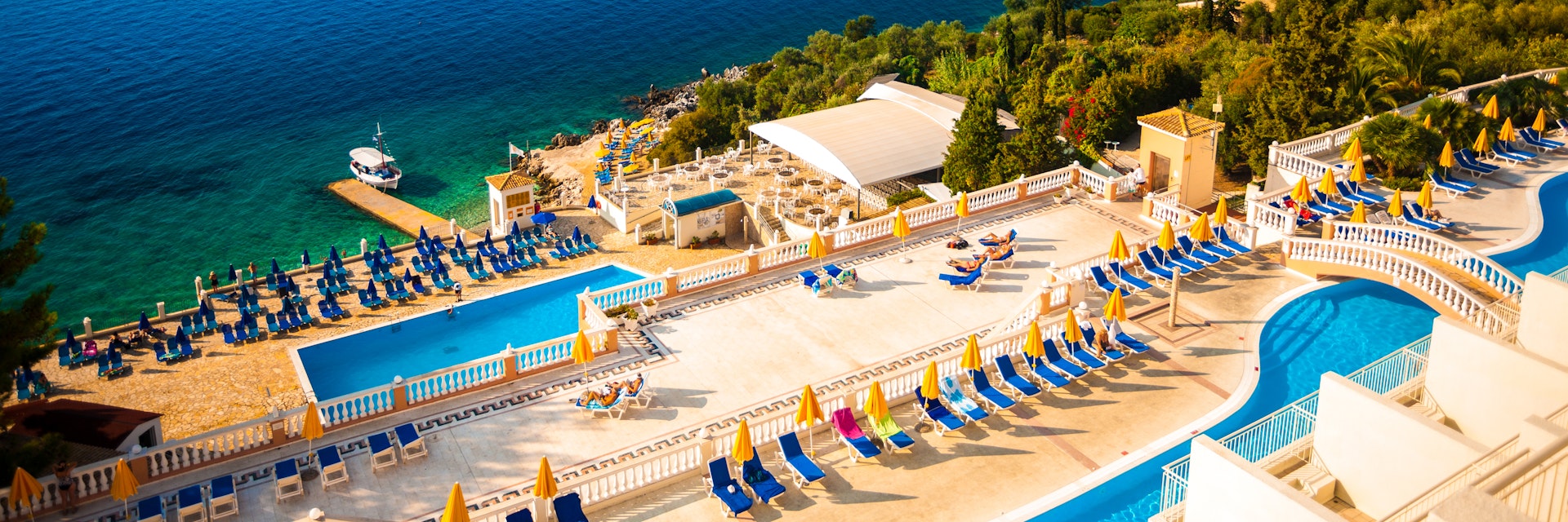 High angle view of luxury hotel and sea, Greece
beach, corfu, greece, holiday, hotel, island, sea, travel