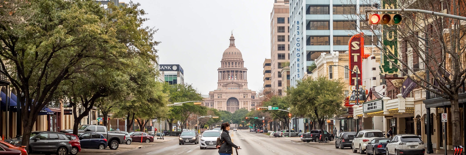 Congress Avenue in Austin, Texas.