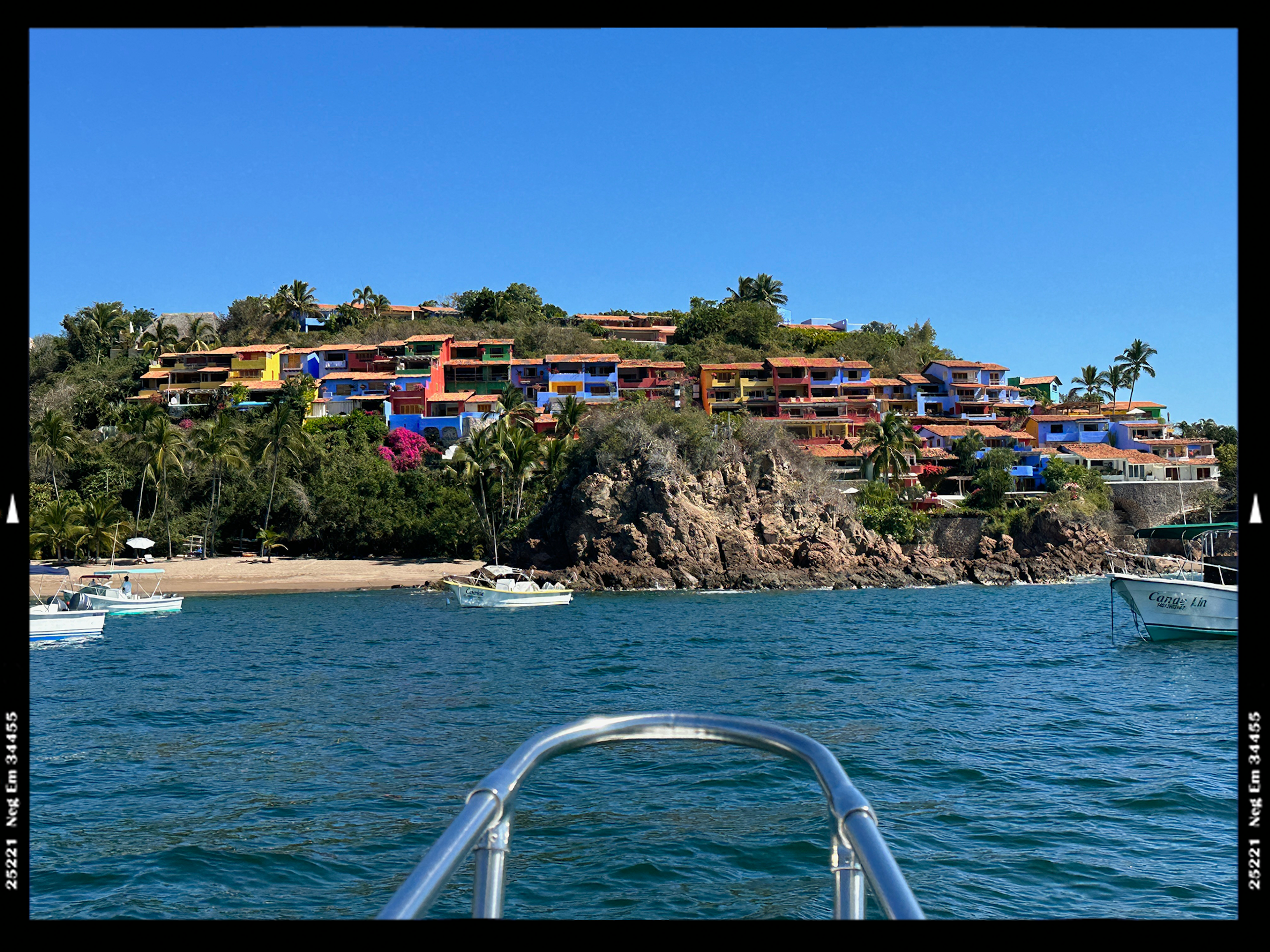 Colorful buildings in Careyes