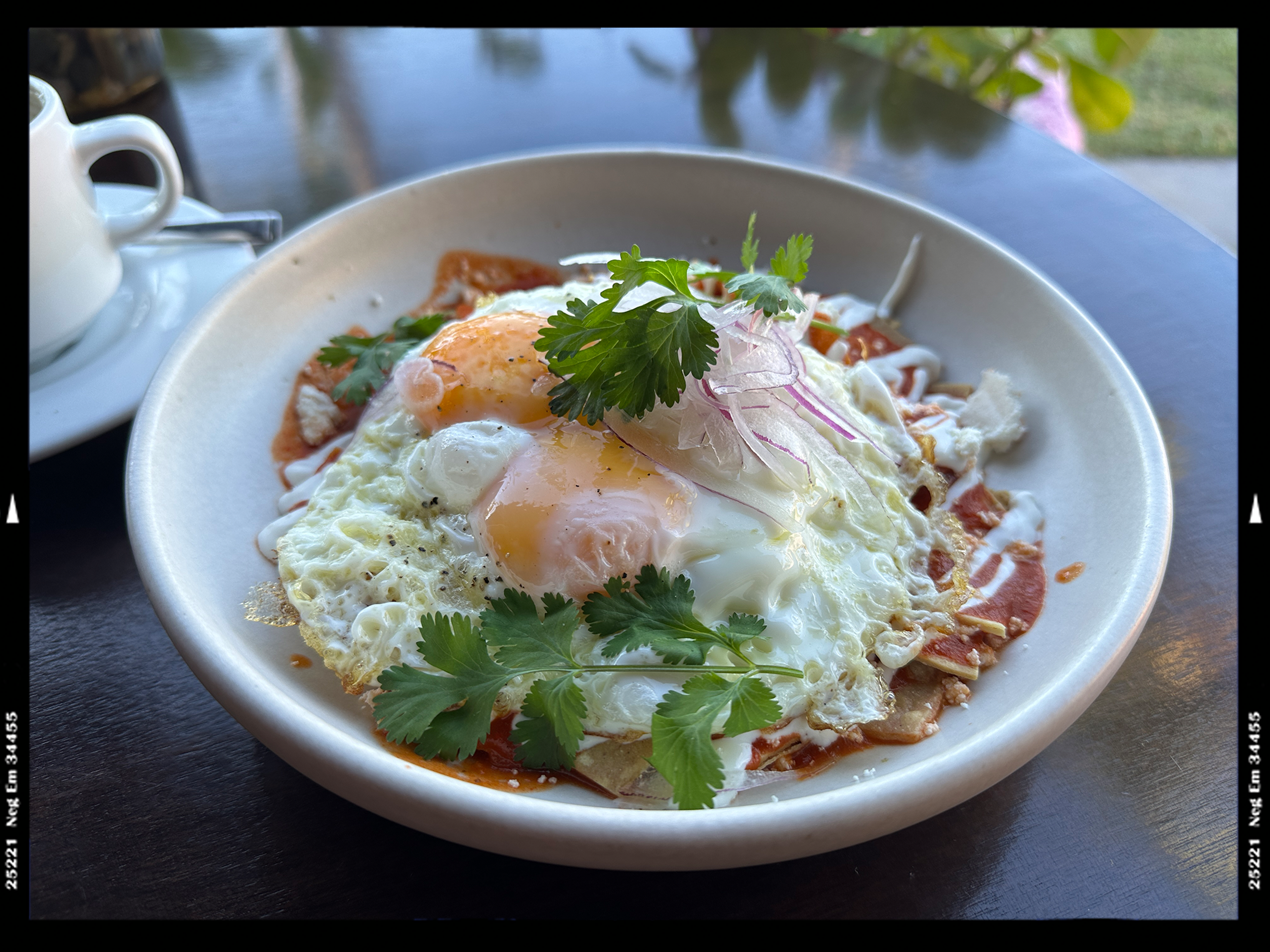 Chilaquiles breakfast