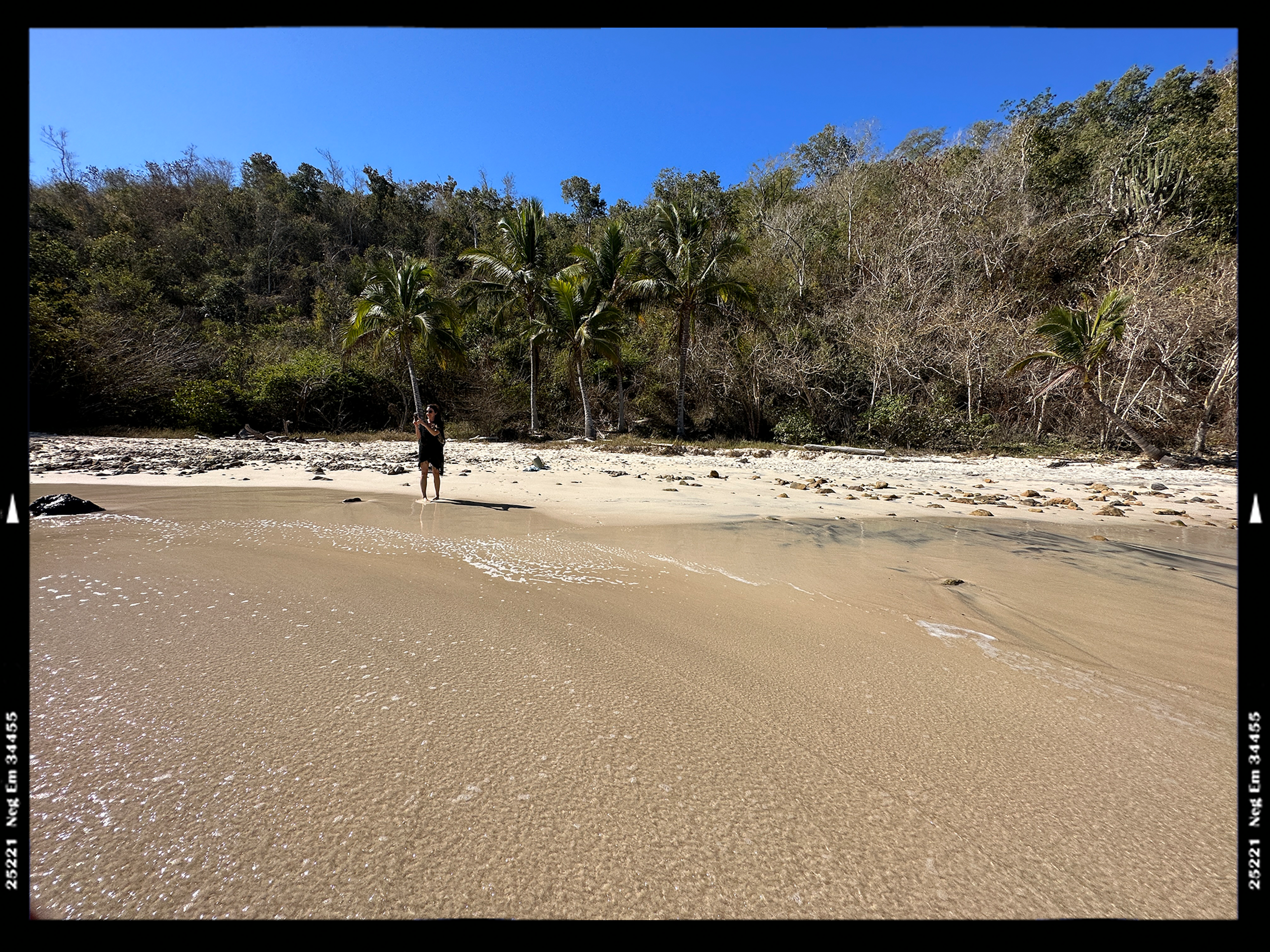 Private beach