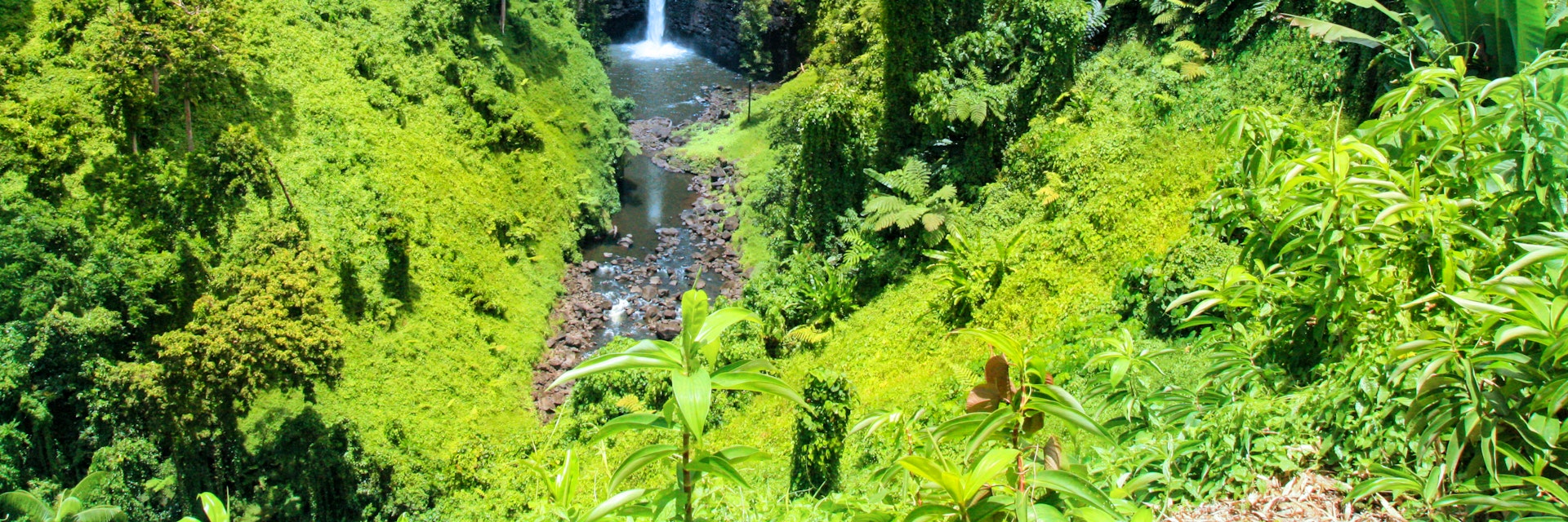 Sopoaga Falls in Samoa