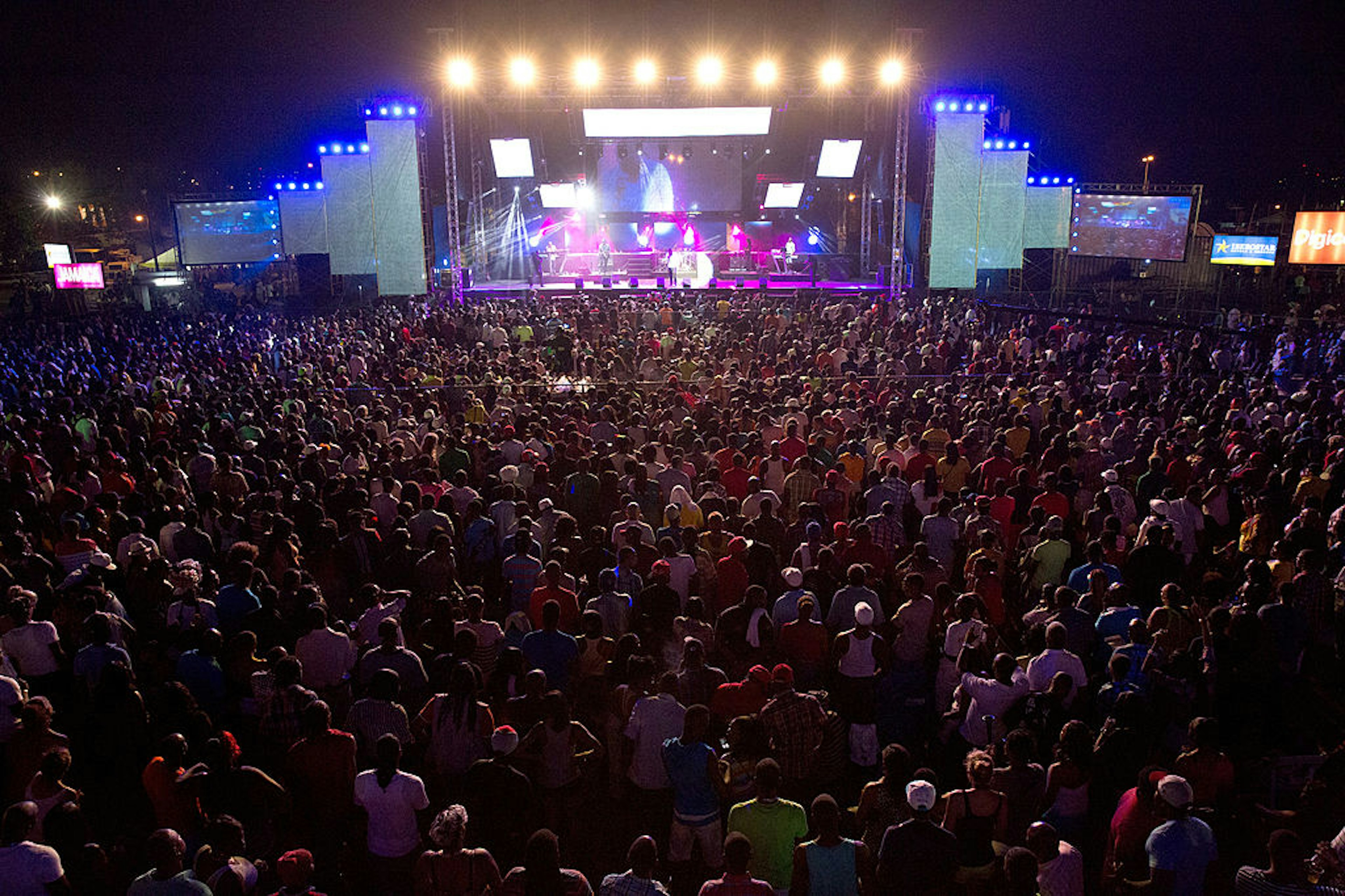 A general view of atmosphere at Reggae Sumfest on July 28, 2013 in Montego Bay, Jamaica