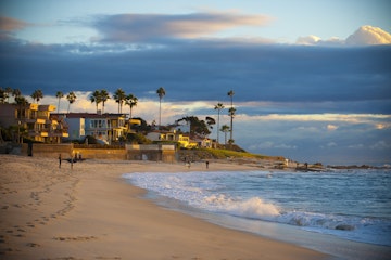 Marine Street Beach in La Jolla, San Diego.