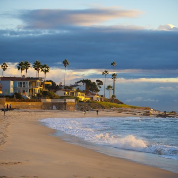 Marine Street Beach in La Jolla, San Diego.