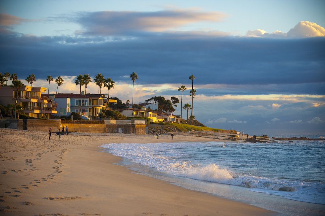 Marine Street Beach in La Jolla, San Diego.