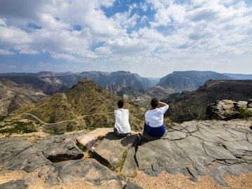 Mountain view of Jabal Akhdar, Oman