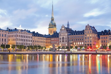 View of Gamla Stan in Stockholm.
