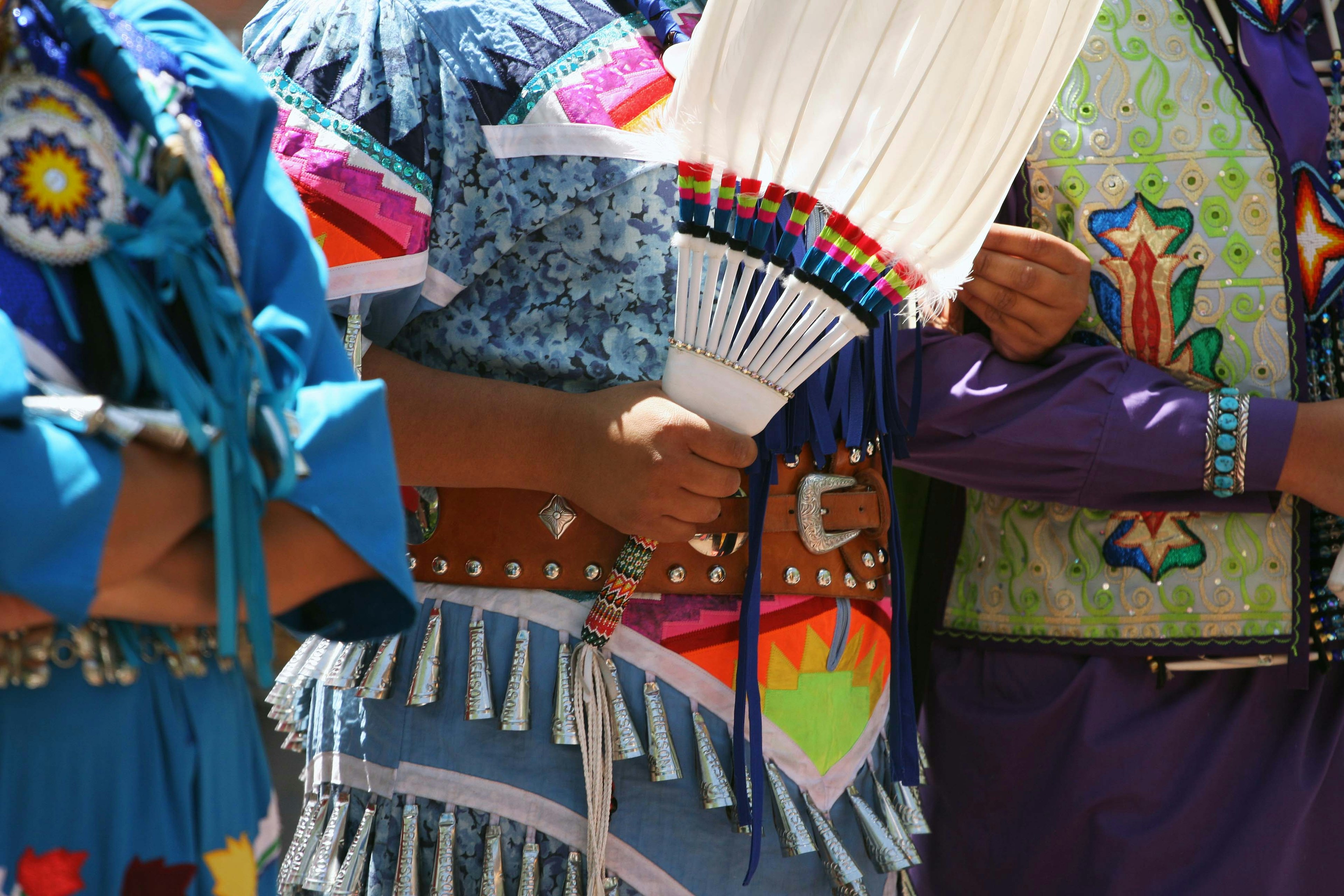 Photo taken in Albuquerque, United States shows locals in traditional dress