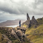 Man overlooking view Old Man of Storr in Autumn on the Isle of Skye, Scotland, UK.
1091308964
beautiful, british, caucasian, confident, fall, glen, green, highlands, hipster, man, outdoor, park, scenery, scenic, scottish, storr, top, trail, trees, view, wild