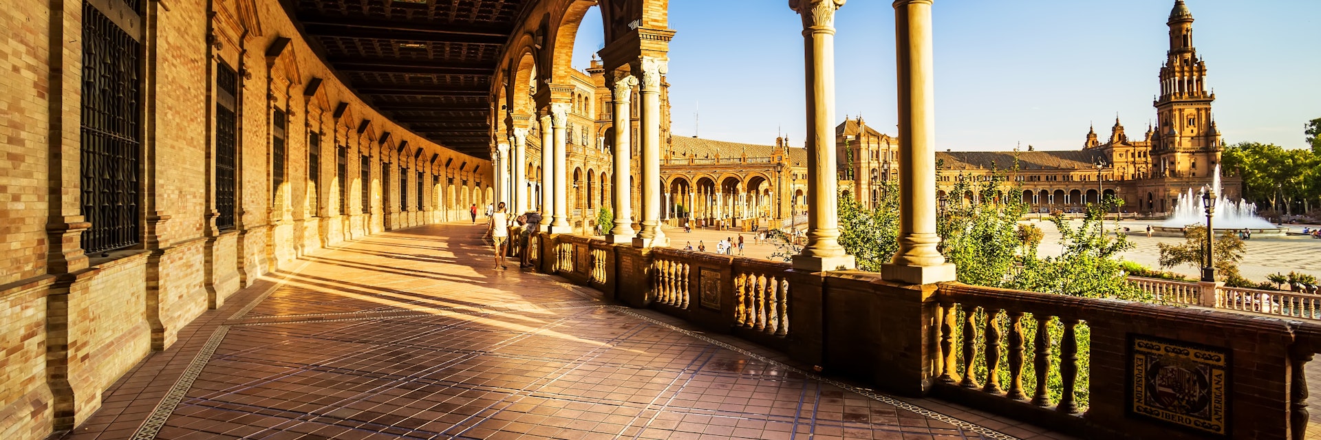 Plaza de Espana in Seville.