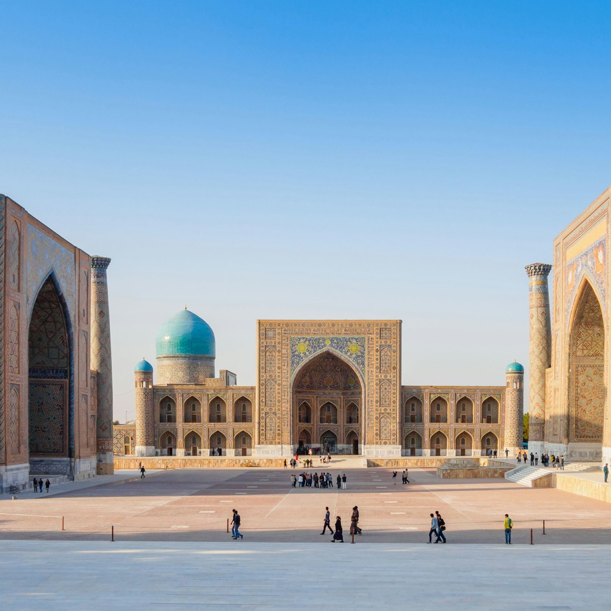 Registan square in Samarkand.
