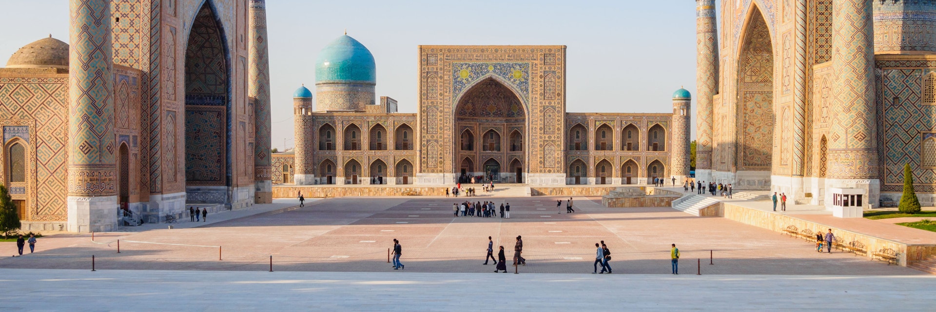 Registan square in Samarkand.
