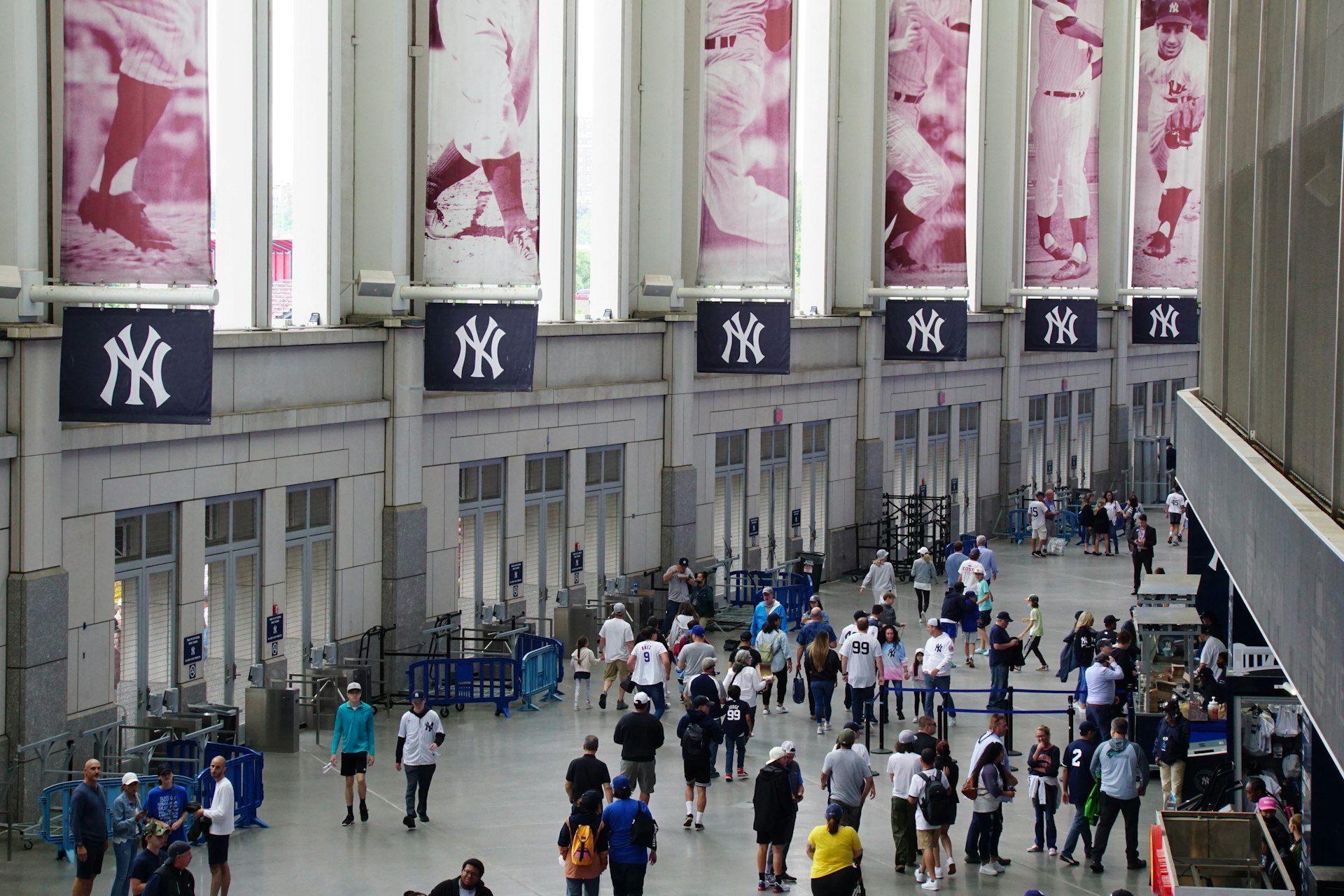 Interior view of the concourse of Yankee Stadium, Bronx, New York City, New York, USA