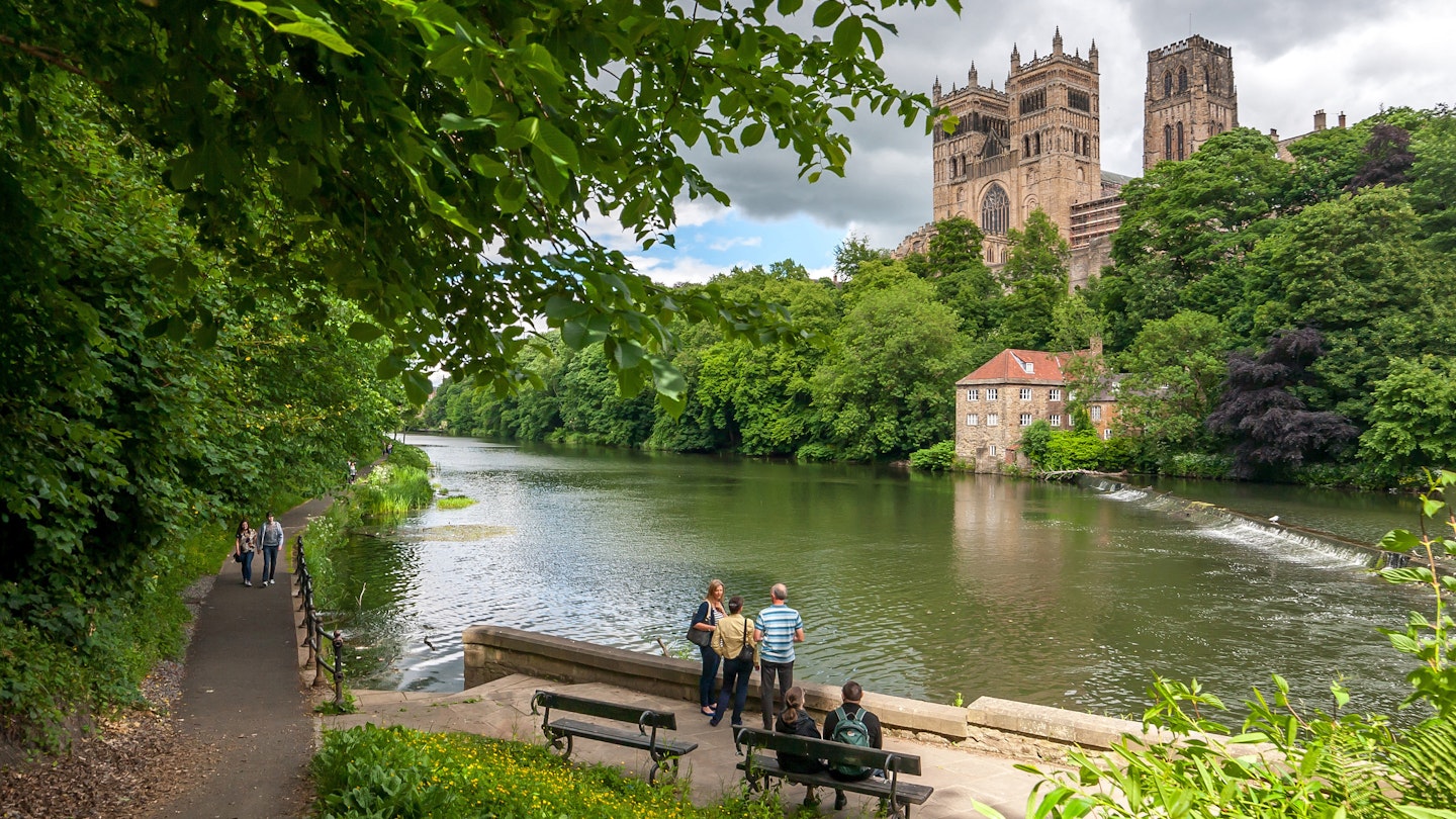 Summertime with Durham Cathedral and the Old Fulling Mill overlooking the River Wear, County Durham, England, 17 July 2015.; Shutterstock ID 686658616; your: CLaire Naylor; gl: 65050; netsuite: Online ed; full: Durham, prob never been article
686658616