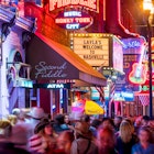 NASHVILLE - NOV 11: Neon signs on Lower Broadway Area on November 11, 2016 in Nashville, Tennessee, USA; Shutterstock ID 518795368; your: Ben N Buckner; gl: 65050; netsuite: Online Editorial; full: Chase Southwest Father Daughter
518795368