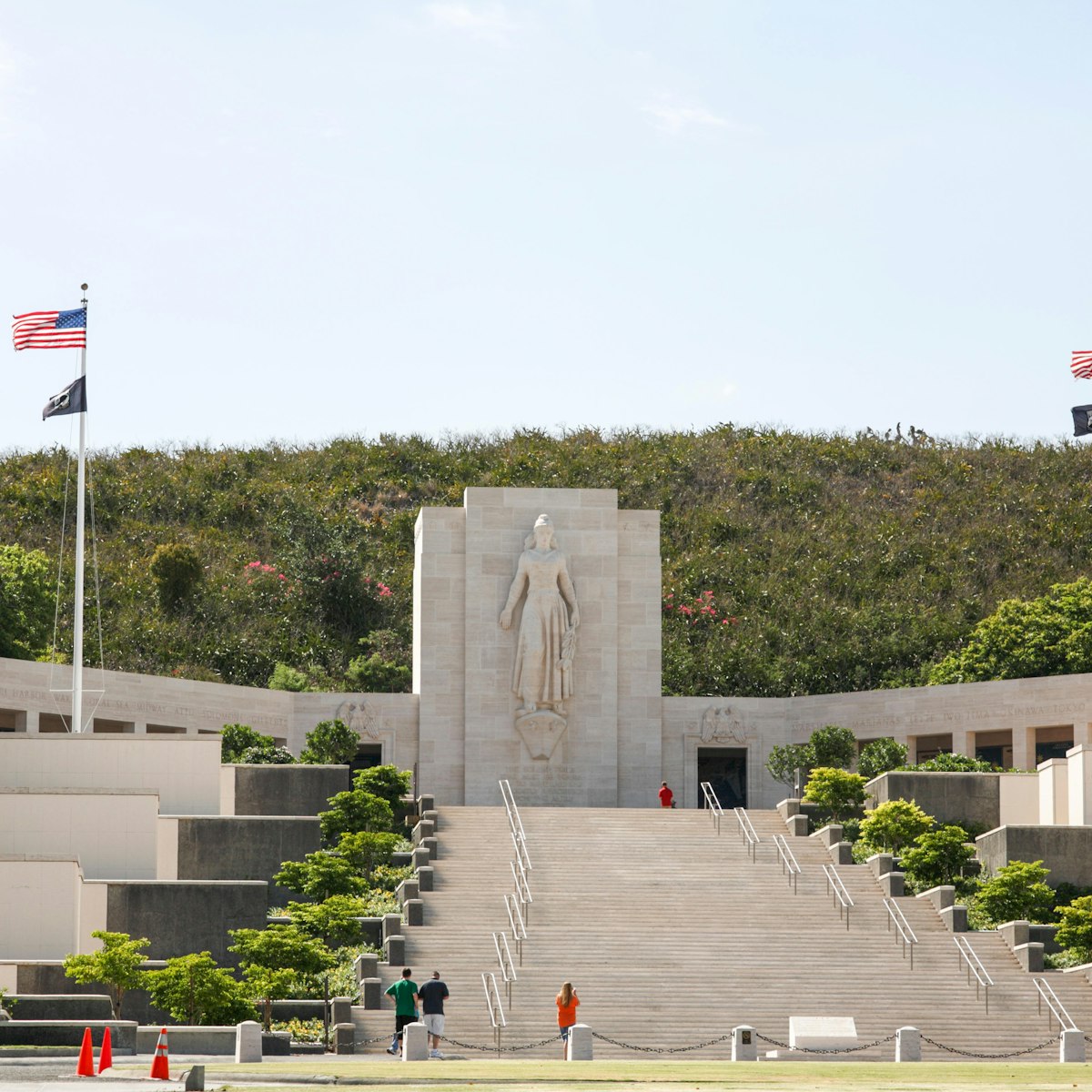 The Lady Columbia statue, National Memorial Cemetery of the Pacific.