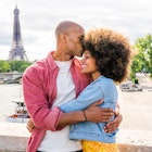 1408838727
couple, date, eiffel tower
A couple embrace in Paris with the Eiffel Tower behind them