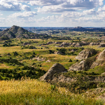 North Dakota Badlands at Theodore Roosevelt National Park.