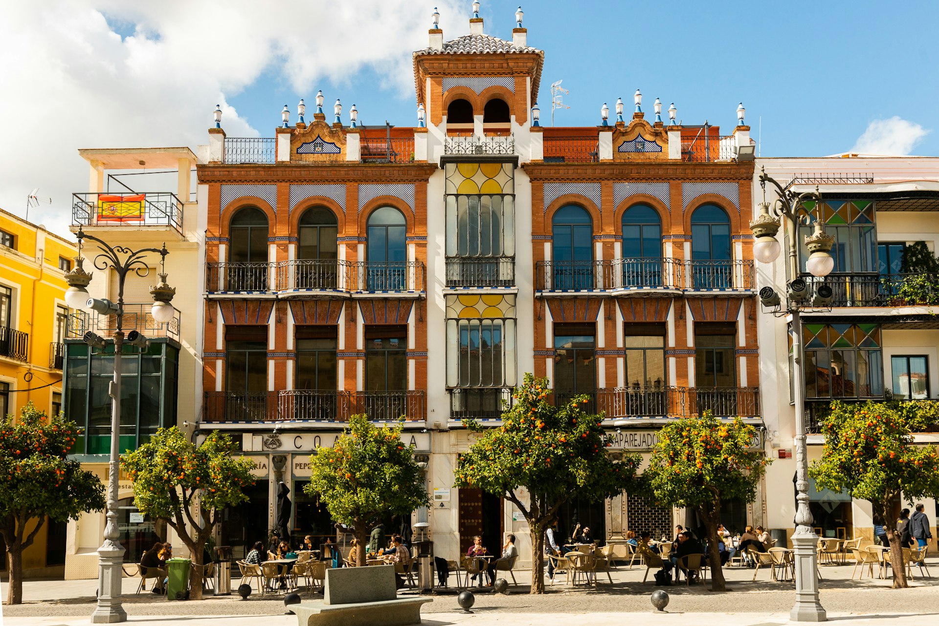 Plaza de España, Badajoz, Spain