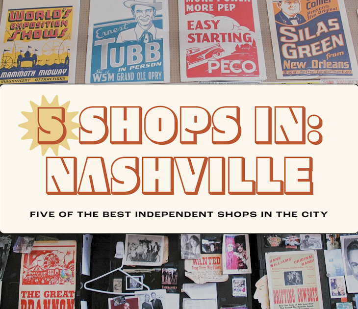 Nashville in 5 Shops hero image