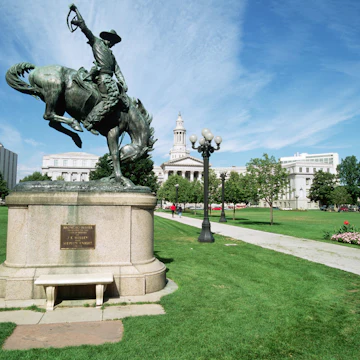 Bronco Buster sculpture