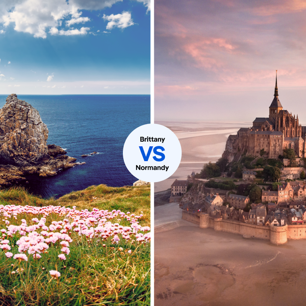Take in some of Brittany's majestic coastline at Pointe du Pen-Hir on Crozon's peninsula or indulge in the picturesque Mont Sainte Michel in Normandy.