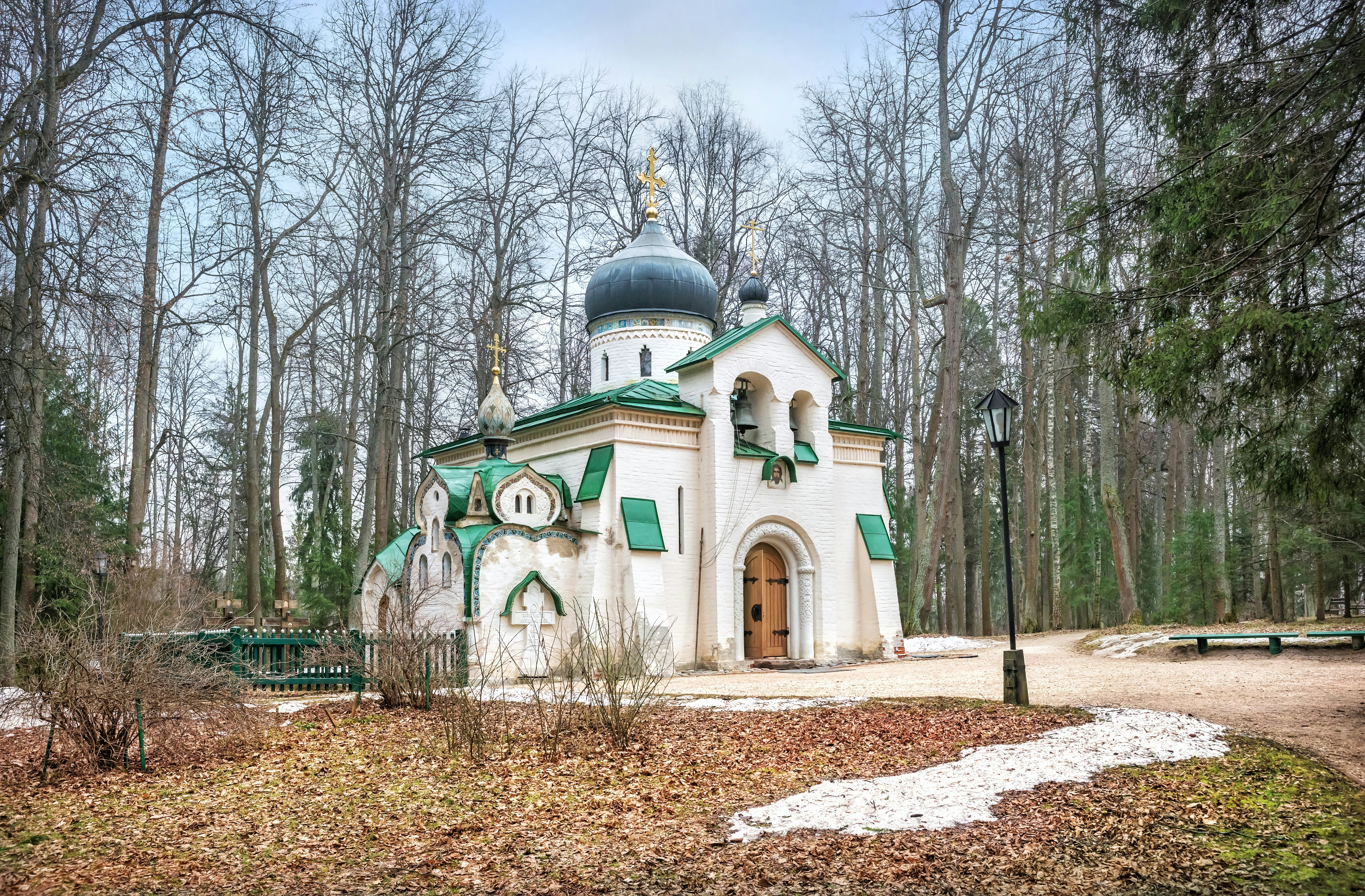 Church of the Savior Not Made by Hands in Abramtsevo.