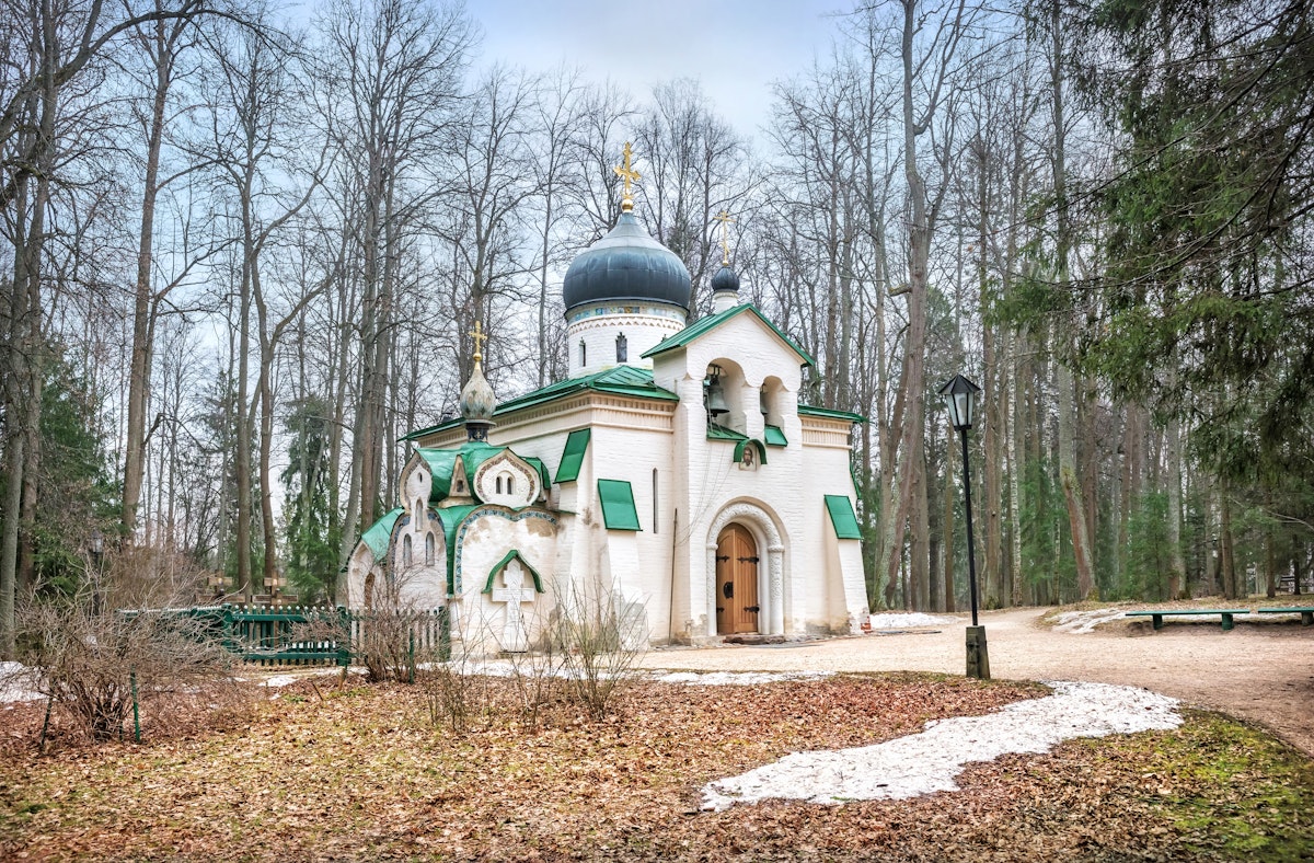 Church of the Savior Not Made by Hands in Abramtsevo.