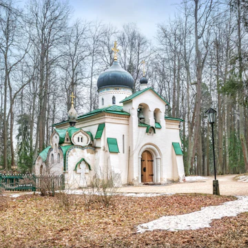 Church of the Savior Not Made by Hands in Abramtsevo.