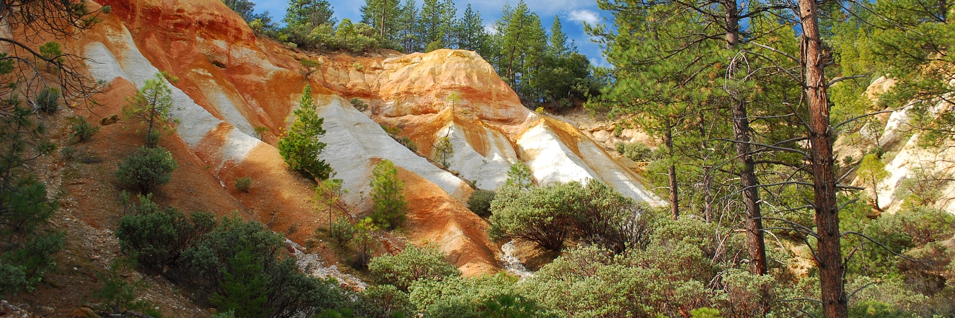 Malakoff Diggins State Historic Park is a state park unit preserving the largest hydraulic mining site in California.