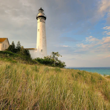 South Manitou Island Lighthouse, Sleeping Bear Dunes National Lakeshore.