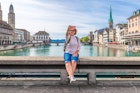 Woman taking picture of Zurich and Limmat river, Switzerland; Shutterstock ID 1164818767; your: Claire Naylor; gl: 65050; netsuite: Online editorial; full: Zurich for free
1164818767