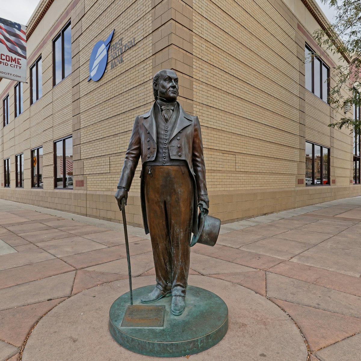 John Quincy Adams statue in Rapid City, South Dakota.