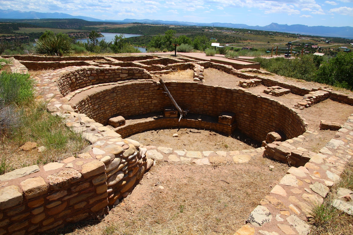 Anasazi Ruins at Anasazi Heritage Center in Dolores, Colorado.