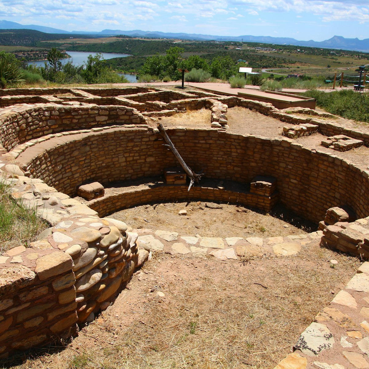 Anasazi Ruins at Anasazi Heritage Center in Dolores, Colorado.