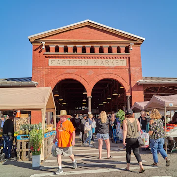 Eastern Market entrance in Detroit.