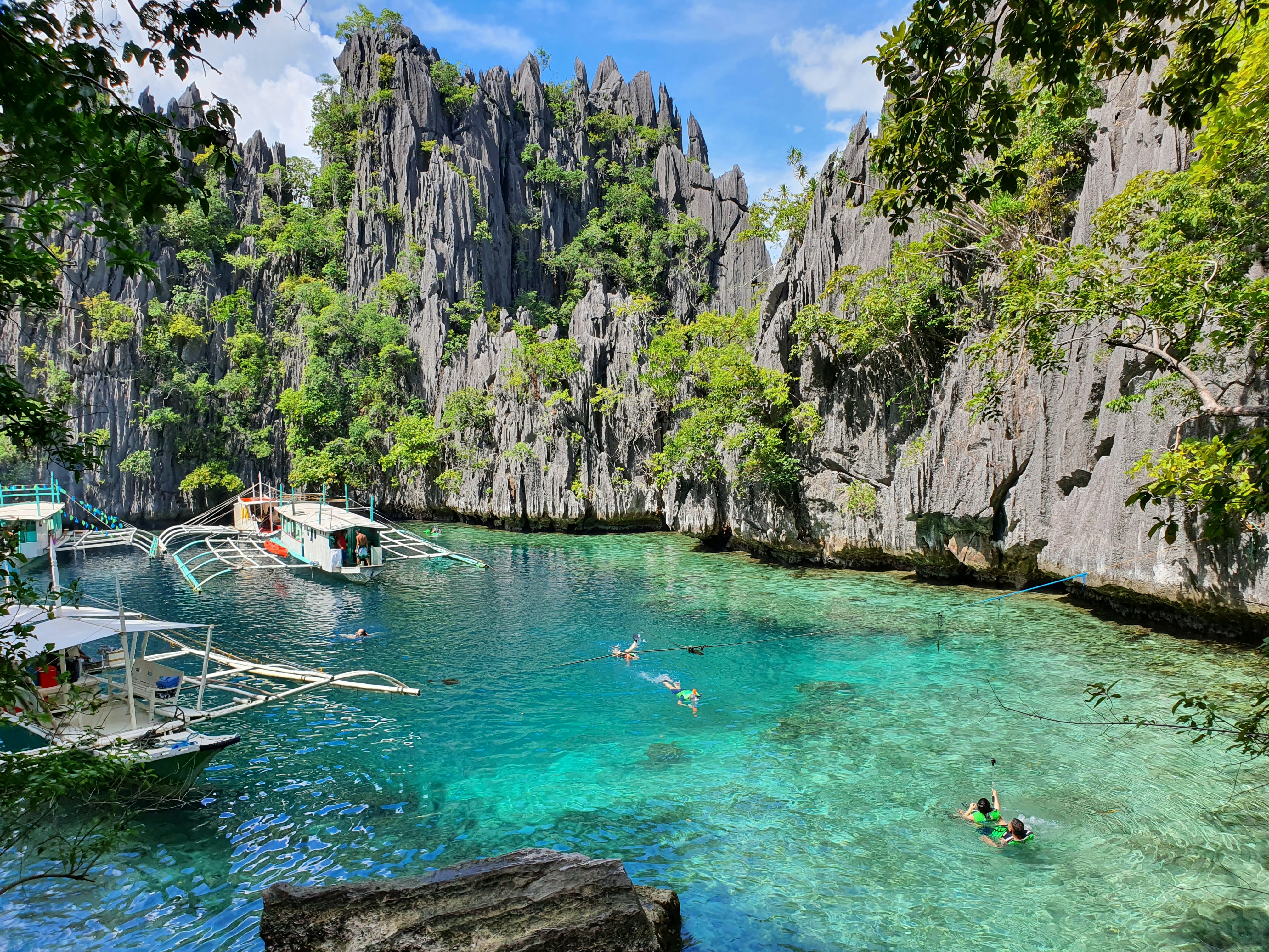 Twin Lagoon in Coron, Philippines