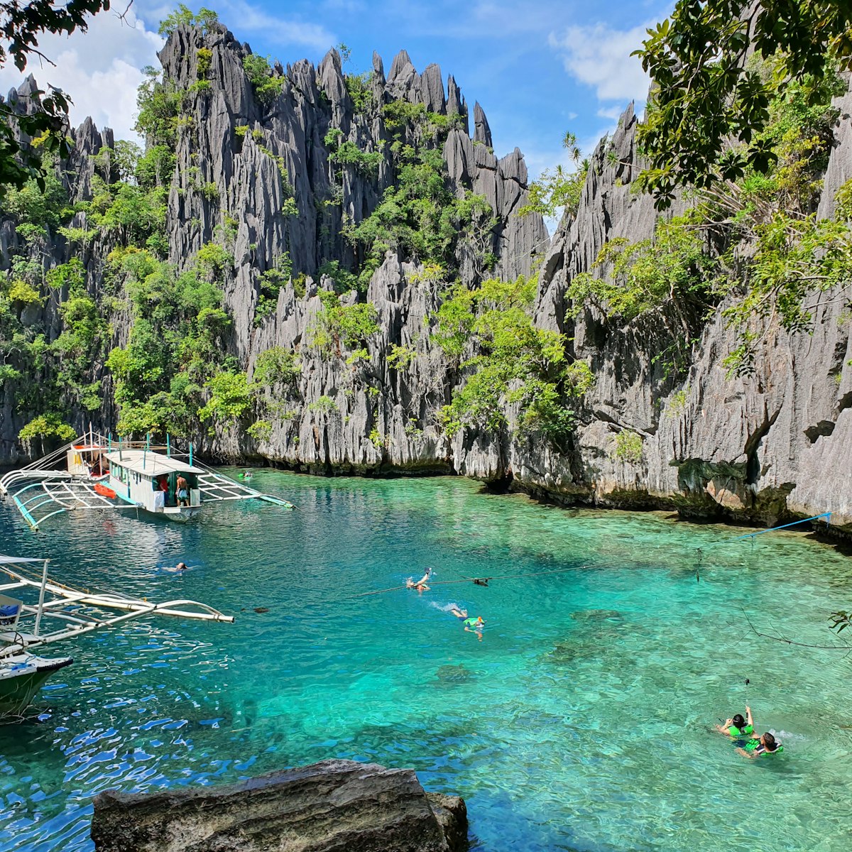 Twin Lagoon in Coron, Philippines
