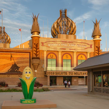 The Corn Palace in Mitchell, South Dakota.
