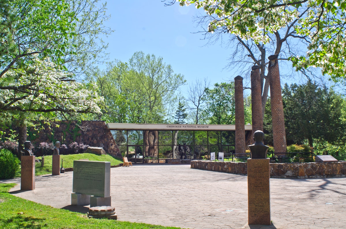 The Cherokee National Museum lies on the grounds of the Cherokee Heritage Center, where the tribe's history, culture and arts are preserved and celebrated.