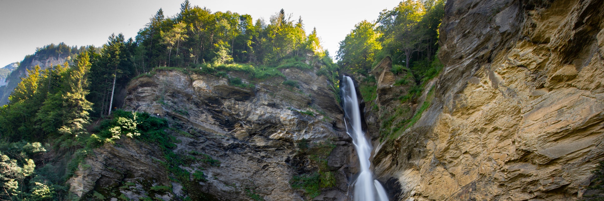 Reichenbach Falls in Switzerland.