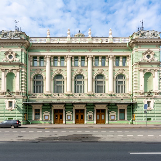 Mariinsky theater in Saint Petersburg, Russia.